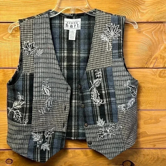 WOMENS KAREN HART VEST BLUE SIZE‎ LARGE - Picture 1 of 6